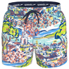 Speedo Print Redondo Edge Volley 14" Boardshorts for Men Bitter Lime